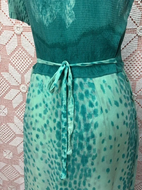 René Derhy Collection Dress | Beaded Neck | Size M - Picture 8 of 13